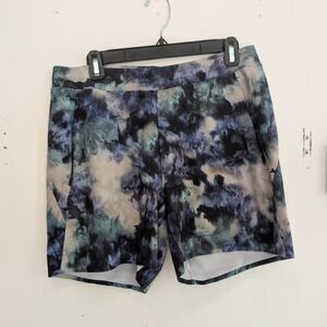 Lululemon Men's Balancer Meteor Wash Print Multi Shorts 6# - Size Large